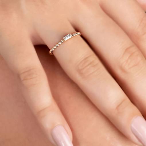 14k Altın Toplu Dolce Baget Yüzük - 4