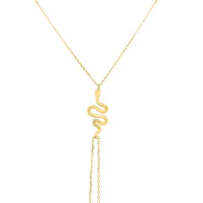 14k Altın Yılan Model Şahmeran - 1