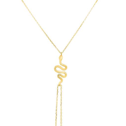14k Altın Yılan Model Şahmeran - 1