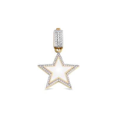 14k Altın Yıldız Figürlü Charm Kolye Ucu - ENGİNGOLD EMA