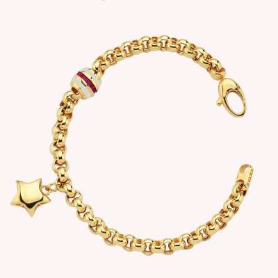 14k Altın Yıldızlı Cetaş Eterna Bileklik - ENGİNGOLD CETAŞ