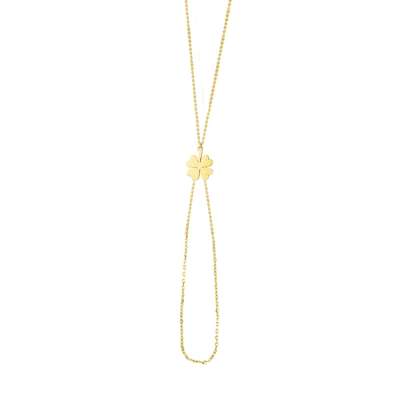 14k Altın Yonca Model Şahmeran - 2