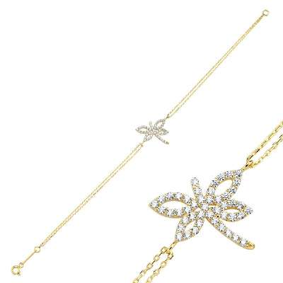 14k Altın Yusufçuk Figürlü Bileklik