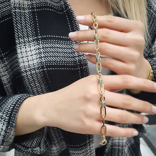 14k Cetaş Fortuna Mineli Bileklik - 3