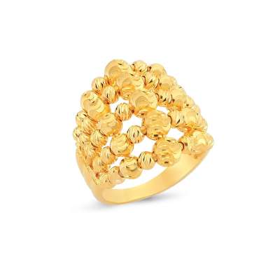 22 Ayar Altın 5 Sıralı Dorika Yüzük - ENGİNGOLD SDR