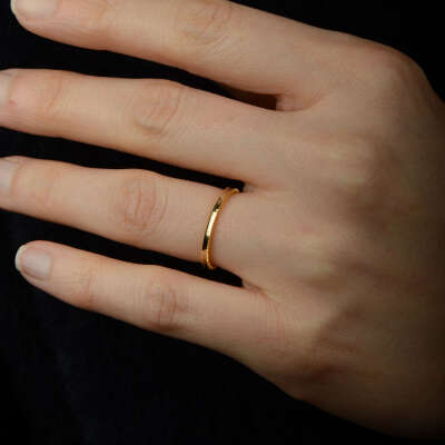 22 Ayar Altın Ajda Model Yüzük - Kaç Gram - 8