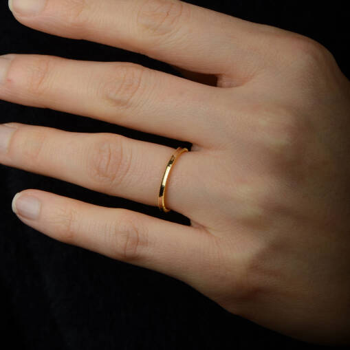 22 Ayar Altın Ajda Model Yüzük - Kaç Gram - 8