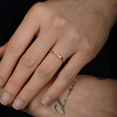 22 Ayar Altın Ajda Model Yüzük - Kaç Gram - 6