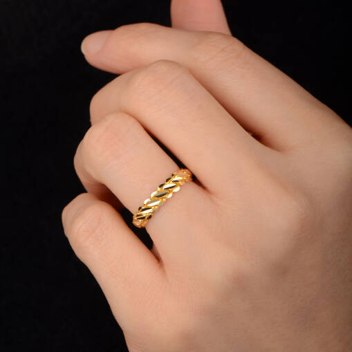 22 Ayar Altın Burma Yüzük - 3