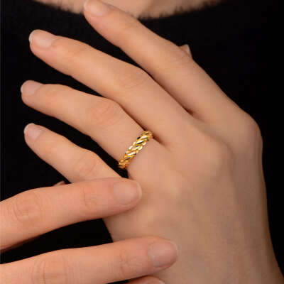 22 Ayar Altın Burma Yüzük - 2