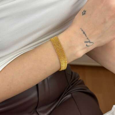 22 Ayar Altın Dorika Bileklik – Hasır Kleopatra Tasarım - 3