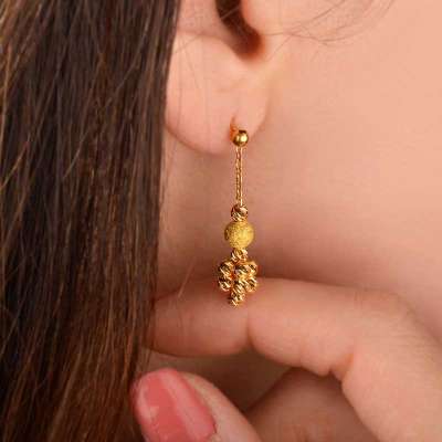 22 Ayar Altın Dorika Küpe - ENGİNGOLD SRK