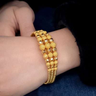 22 Ayar Altın Dorika Model Kelepçe Bilezik - 2