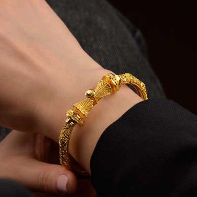 22 Ayar Altın Hint İşi Kelepçe Bilezik - ENGİNGOLD VTR