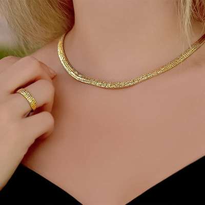 22 Ayar Altın Kalemli Gerdanlık Kolye - 2