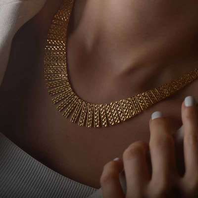 22 Ayar Altın Kalemli Gerdanlık Kolye