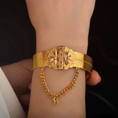 22 Ayar Altın Kelepçe Bilezik - ENGİNGOLD SRK