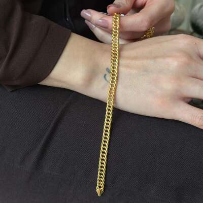 22 Ayar Altın Samanyolu Zincir Bileklik – Şık ve Zarif - ENGİNGOLD AHL