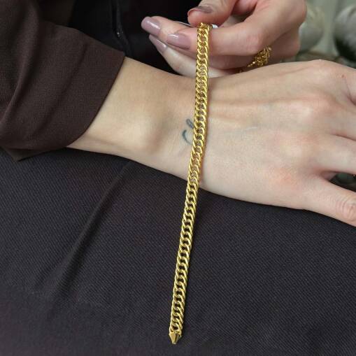 22 Ayar Altın Samanyolu Zincir Bileklik – Şık ve Zarif - 1