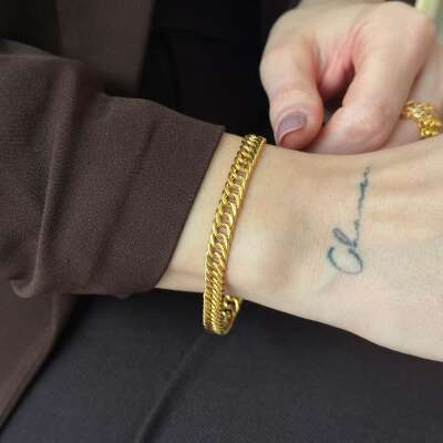 22 Ayar Altın Samanyolu Zincir Bileklik – Şık ve Zarif - 2