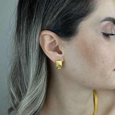 22 Ayar Trabzon Hasır Küpe – J Form Altın Tasarım - 4