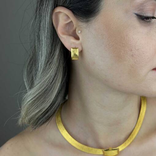 22 Ayar Trabzon Hasır Küpe – J Form Altın Tasarım - 5