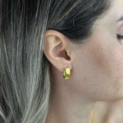 22 Ayar Trabzon Hasır Küpe – J Form Altın Tasarım - 3