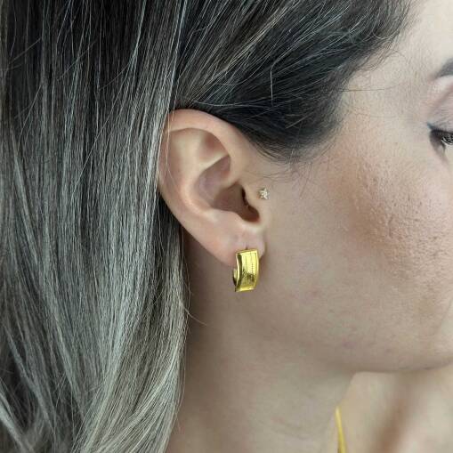 22 Ayar Trabzon Hasır Küpe – J Form Altın Tasarım - 3