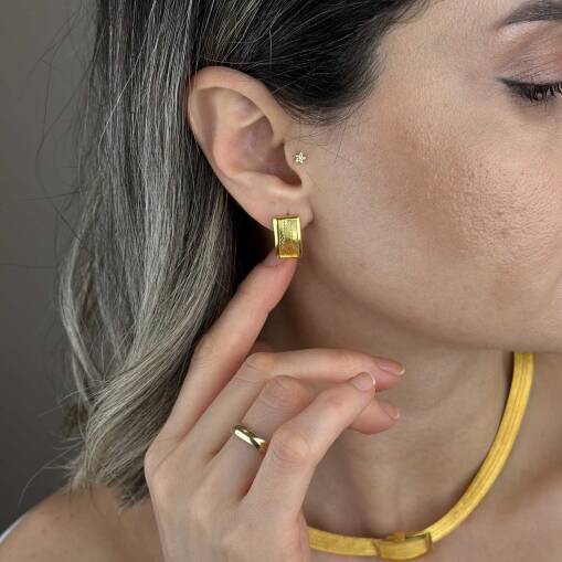 22 Ayar Trabzon Hasır Küpe – J Form Altın Tasarım - 1