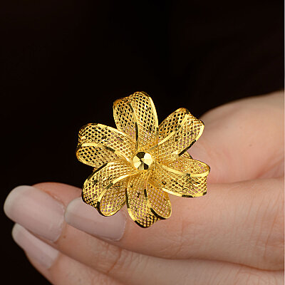 22 Ayar Altın Tül Yüzük (Taşsız, Sarı)