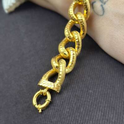 22 Ayar Altın Uzay yolu Bileklik - 5