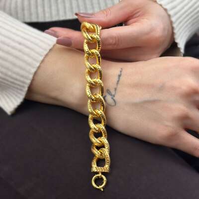 22 Ayar Altın Uzay yolu Bileklik - 4