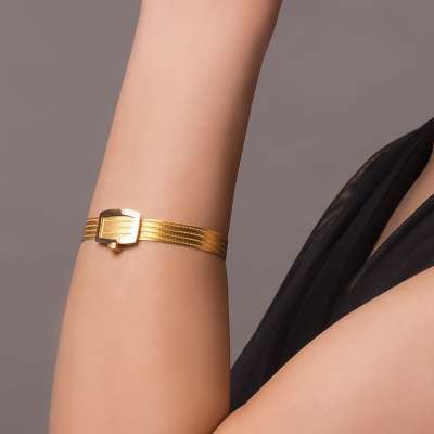 22k Altın 5 Sıra Trabzon Hasır Bileklik - ENGİNGOLD KRL