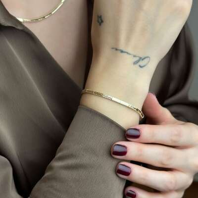 14 Ayar Altın Ajda Bileklik – Zarif ve Şık Tasarım - 3