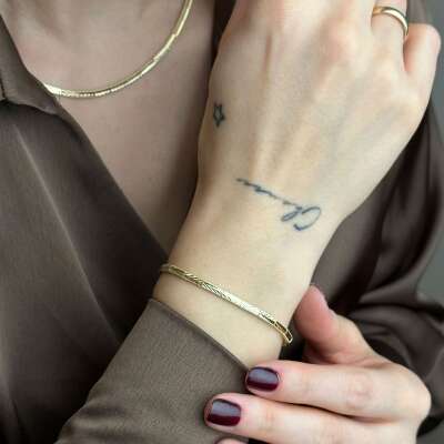 14 Ayar Altın Ajda Bileklik – Zarif ve Şık Tasarım - 5