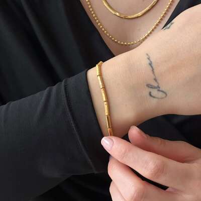 Ajda Model Altın Bileklik – Şık ve Modern Tasarım - 3