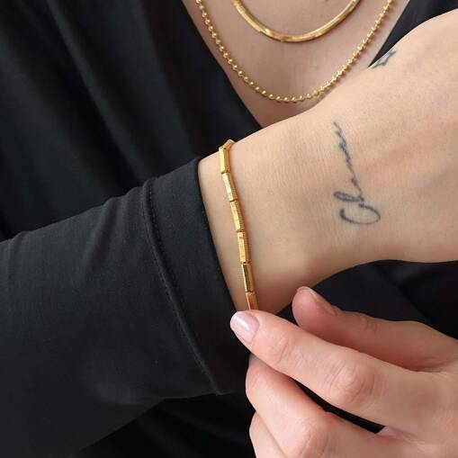 Ajda Model Altın Bileklik – Şık ve Modern Tasarım - 3