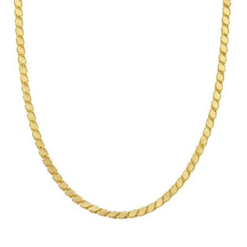 Altın Arpa Zincir Kolye 14k 65cm - 1