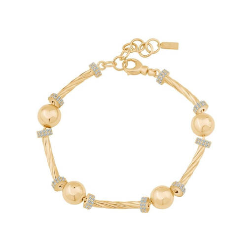 14 Ayar Altın Burgu Bileklik – Modern Tasarım - 1