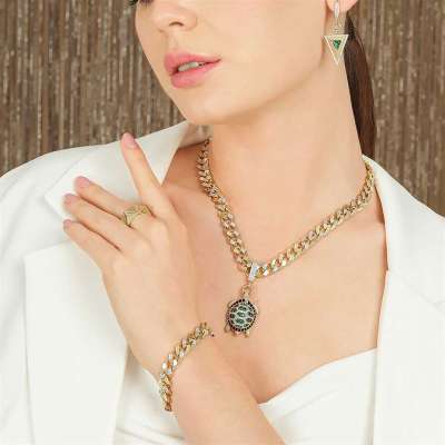 Çağla Ema Kaplumbağa Charm Kolye Ucu - 3