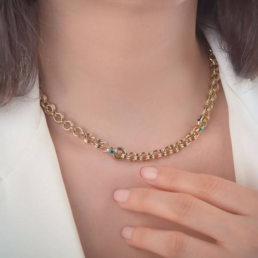 Cetaş Fortuna 14k Altın Zincir Kolye - 2