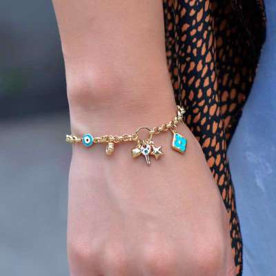 Cetaş Fortuna Şans Bileklik 14k Altın - ENGİNGOLD CETAŞ