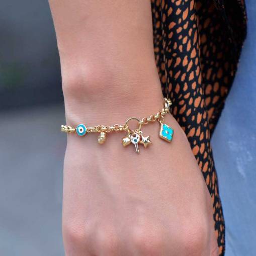 Cetaş Fortuna Şans Bileklik 14k Altın - 1