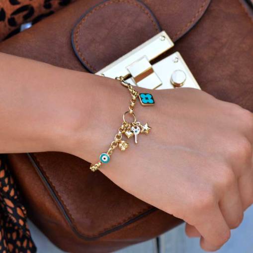 Cetaş Fortuna Şans Bileklik 14k Altın - 2