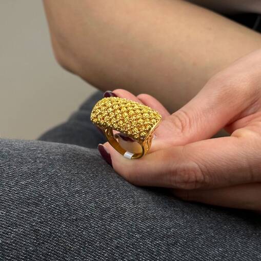 22 Ayar Altın Dorika Yüzük – Toplu Klasik Model - 5