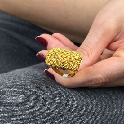 22 Ayar Altın Dorika Yüzük – Toplu Klasik Model - 4