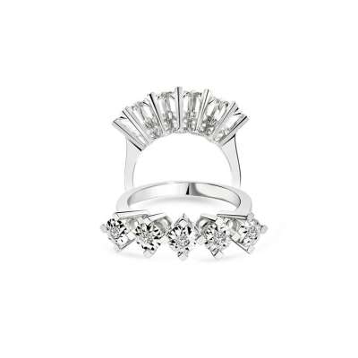 Efectli Pırlanta Beştaş Yüzük-13-15 - ENGİNGOLD