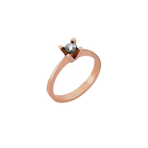 Elmas 0.09 Ct Tektaş Yüzük - 1