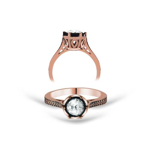 Elmas 0.32 Ct Tektaş Yüzük - 3