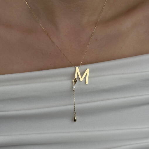 Harf Kolye – Uzak Şehir Alya Altın Kolye - 2